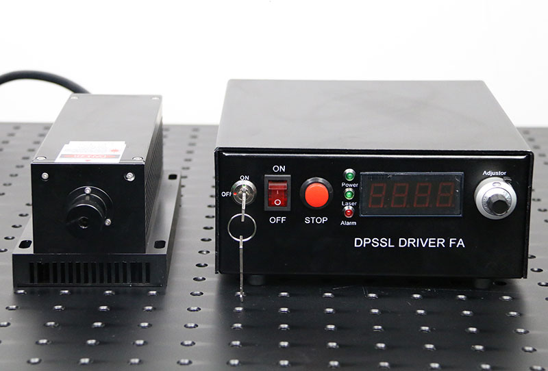 473nm 200mw DPSS laser system CW & modulation working mode